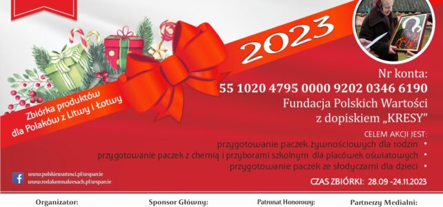 Rusza jubileuszowa Paczka dla Rodaka i Bohatera na Kresach Rusza jubileuszowa Paczka dla Rodaka i Bohatera na Kresach